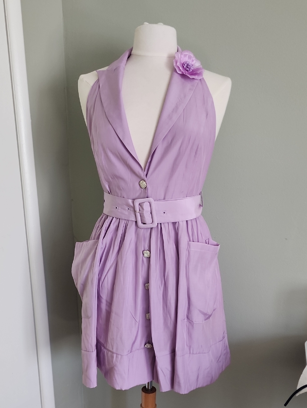 Women's Backless Mini Dress
